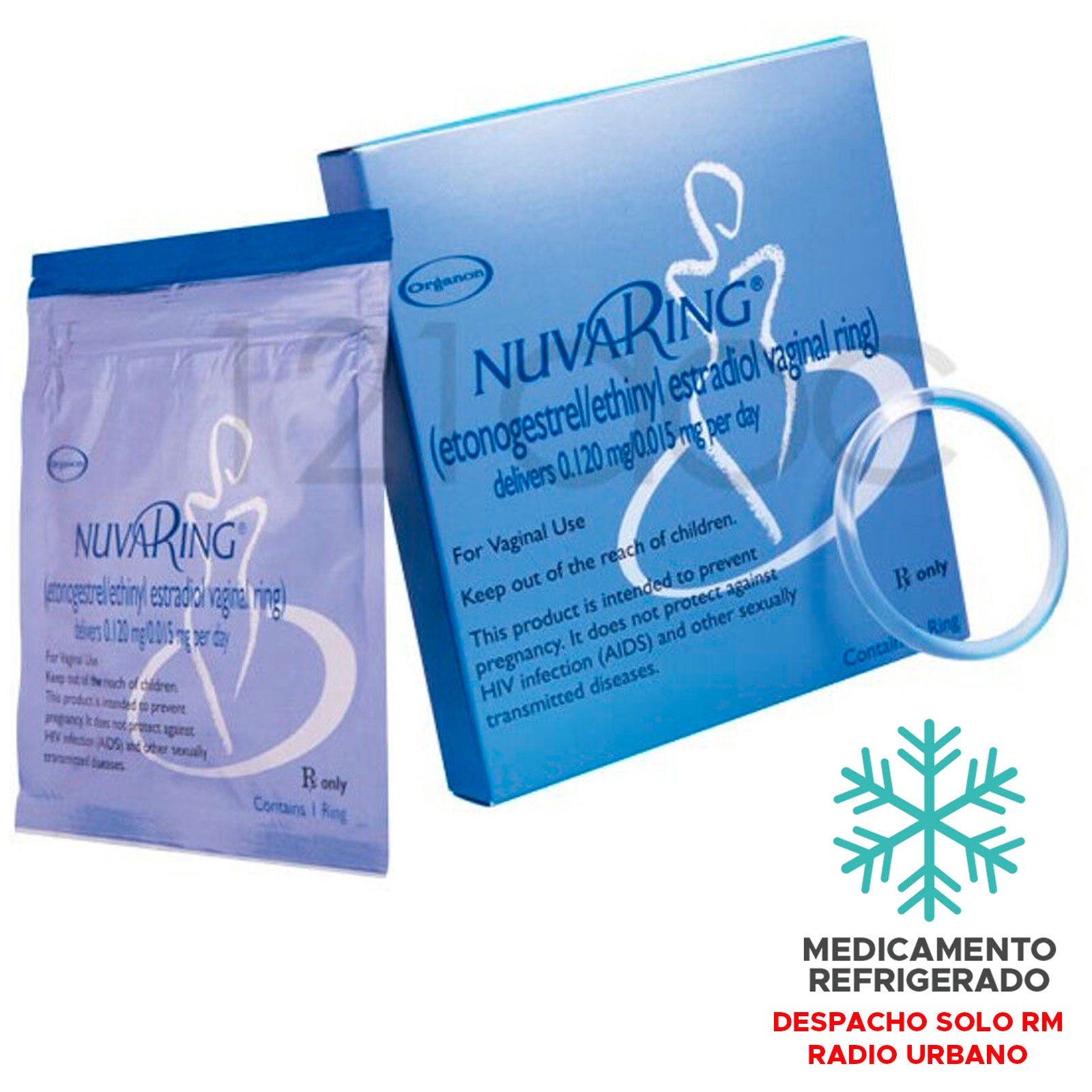 Nuvaring Dispositivo Nuvaring Con Aplicador Nuva Ring Nuvaring