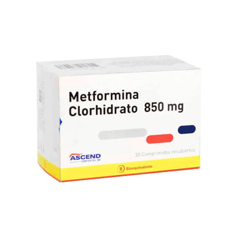 Metformina Comprimidos Recubiertos 850mg