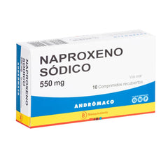 Naproxeno Comprimidos recubiertos 550 mg.