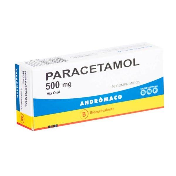 Paracetamol Comprimidos 500mg.