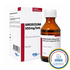 Amoxicilina Polvo Para Suspensión 500mg/5ml 60ml Producto Cenabast