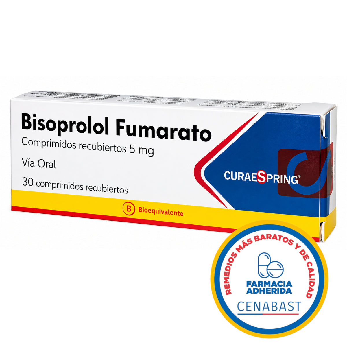 Bisoprolol 5mg 30 Comprimidos Recubiertos Producto Cenabast