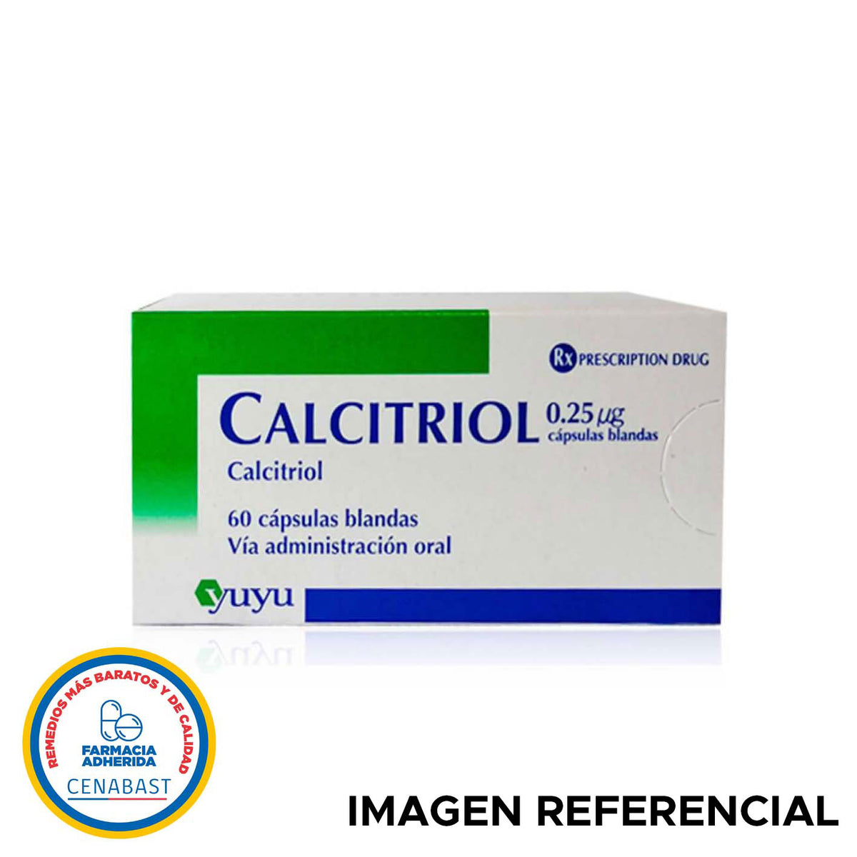 Calcitriol Cápsulas Blandas 0,25mg Producto Cenabast