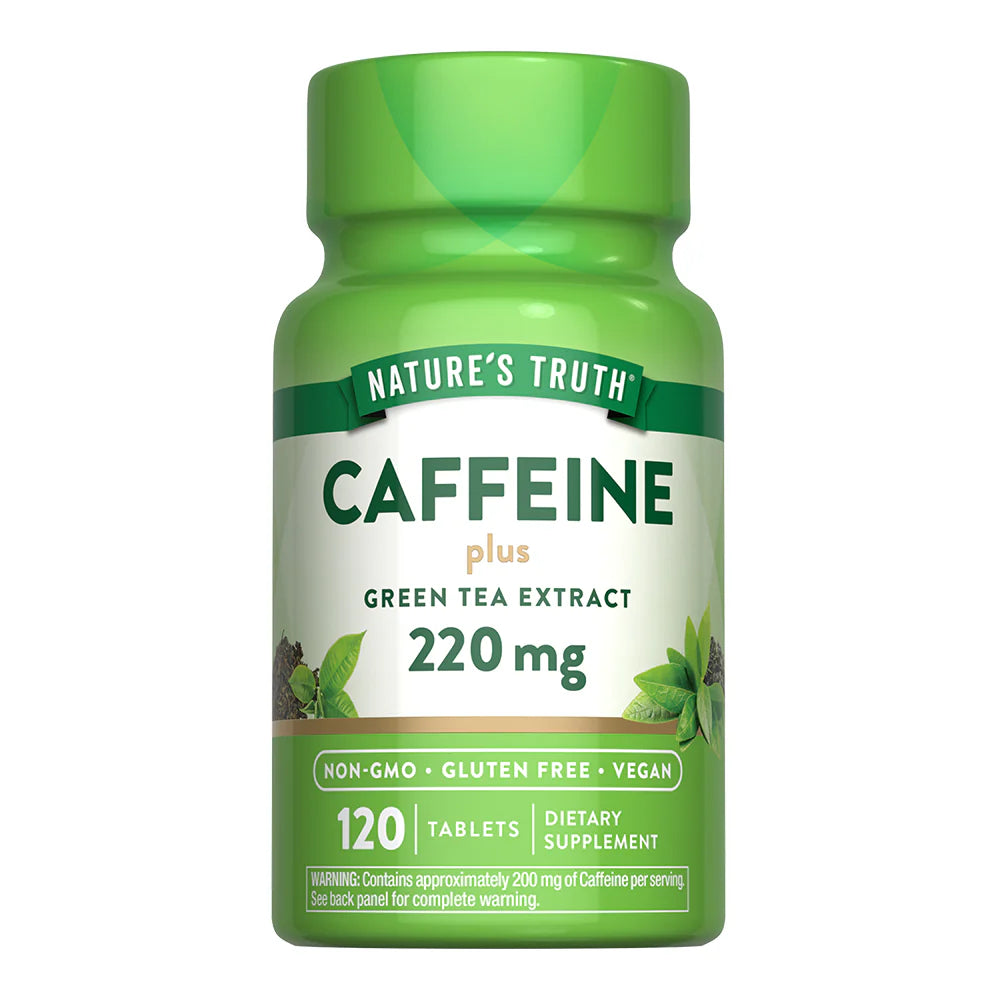 Cafeína 200 Mg + Té Verde Comprimidos