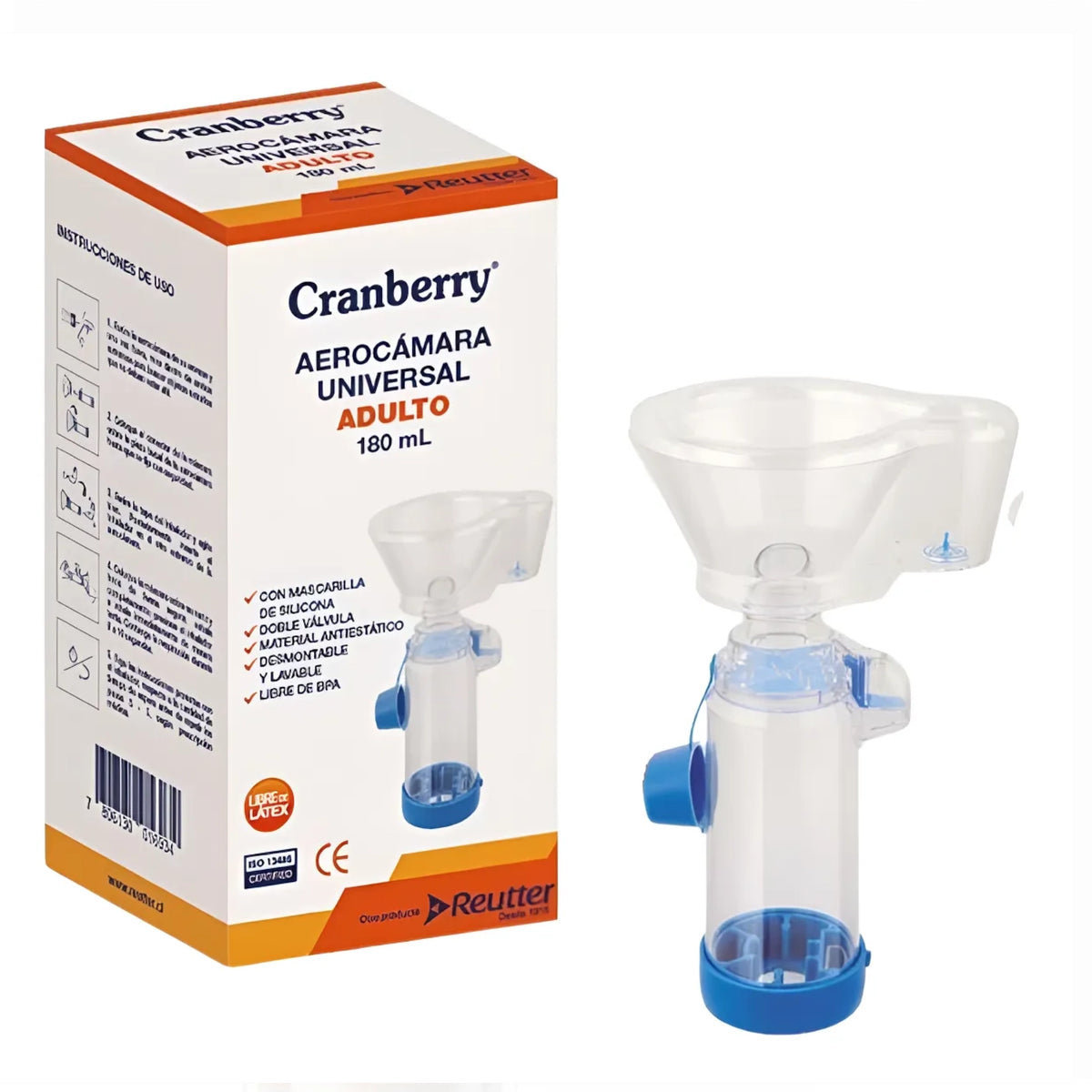 Cranberry Aerocámara Universal Adulto