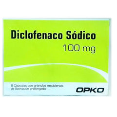 Diclofenaco Cápsulas de Liberación Prolongada 100mg