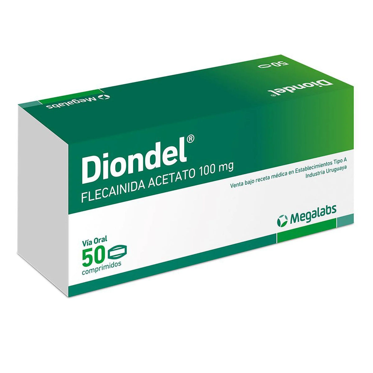 Diondel 100mg 50 Comprimidos
