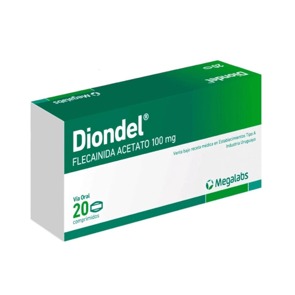 Diondel 100mg 20 Comprimidos