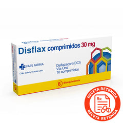 Disflax 30mg 10 Comprimidos  (disponible solo para venta presencial)