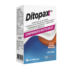 Ditopax 10 Comprimidos Maticables