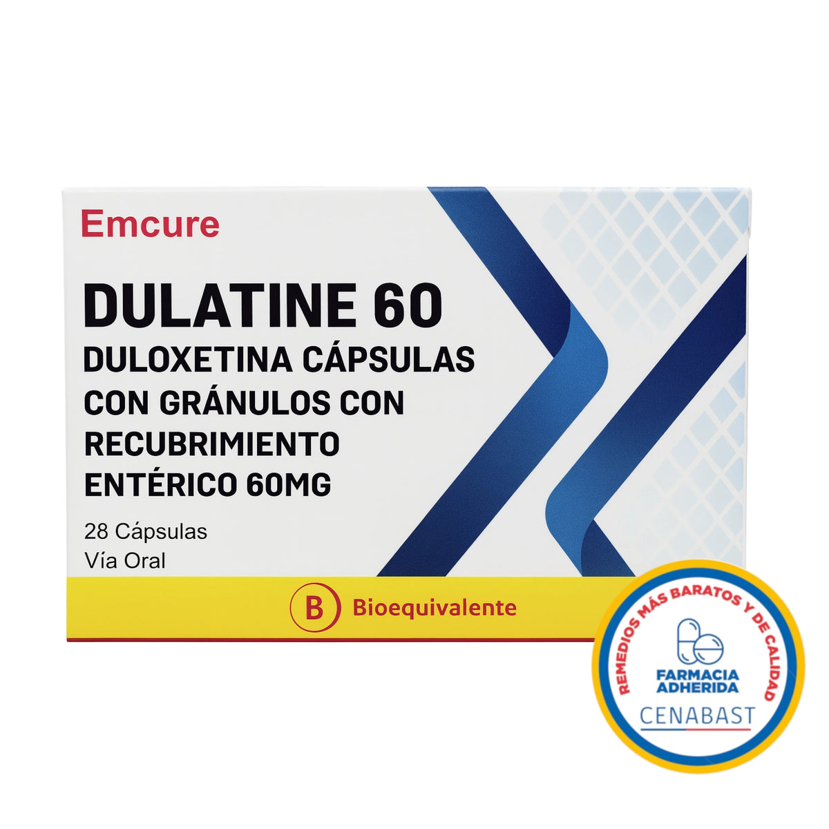 Dulatine 60mg Cápsulas con Gánulos con Recubrimiento Énterico