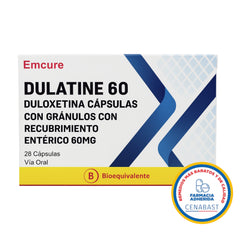 Dulatine 60mg Cápsulas con Gánulos con Recubrimiento Énterico