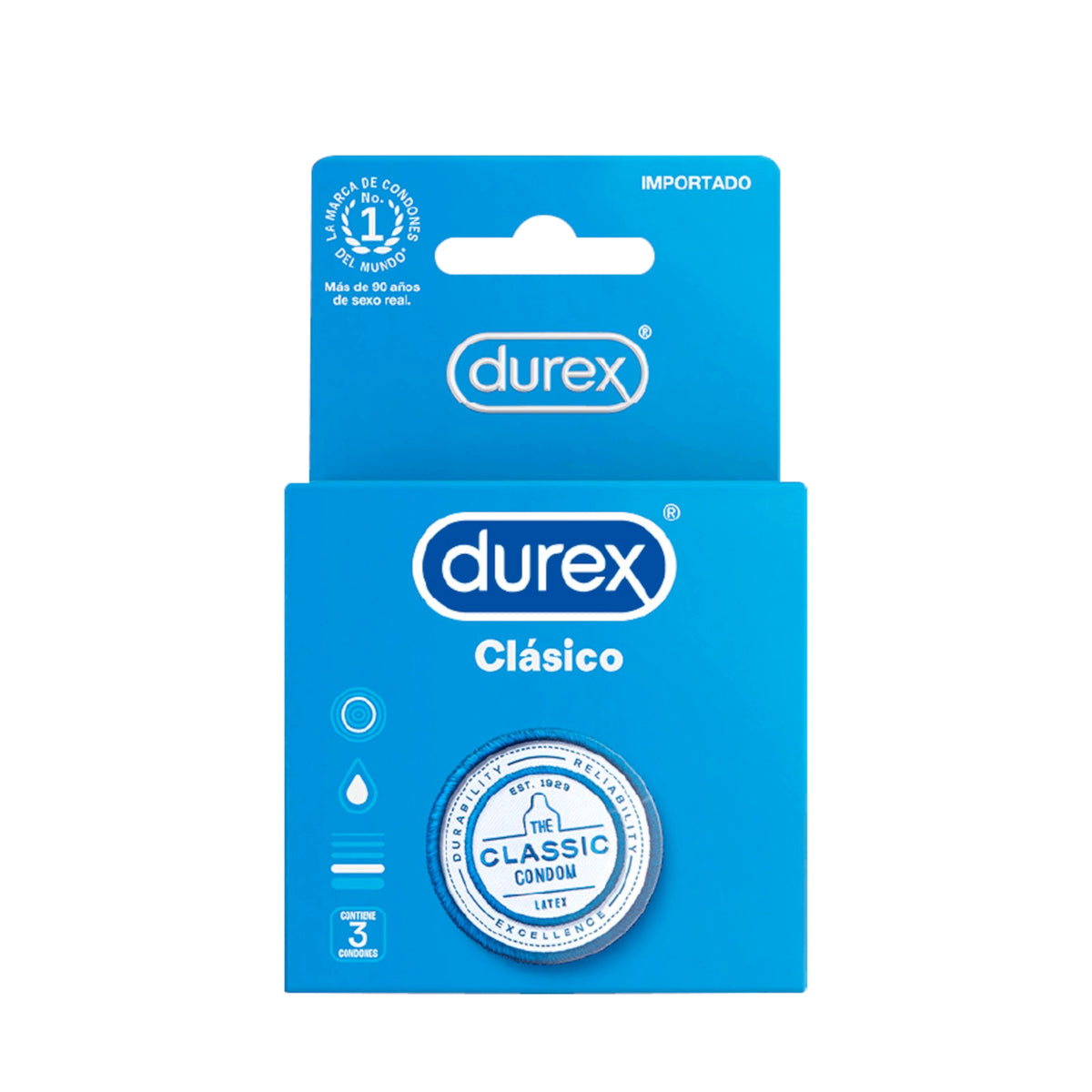 Durex Clásico 3 Unidades