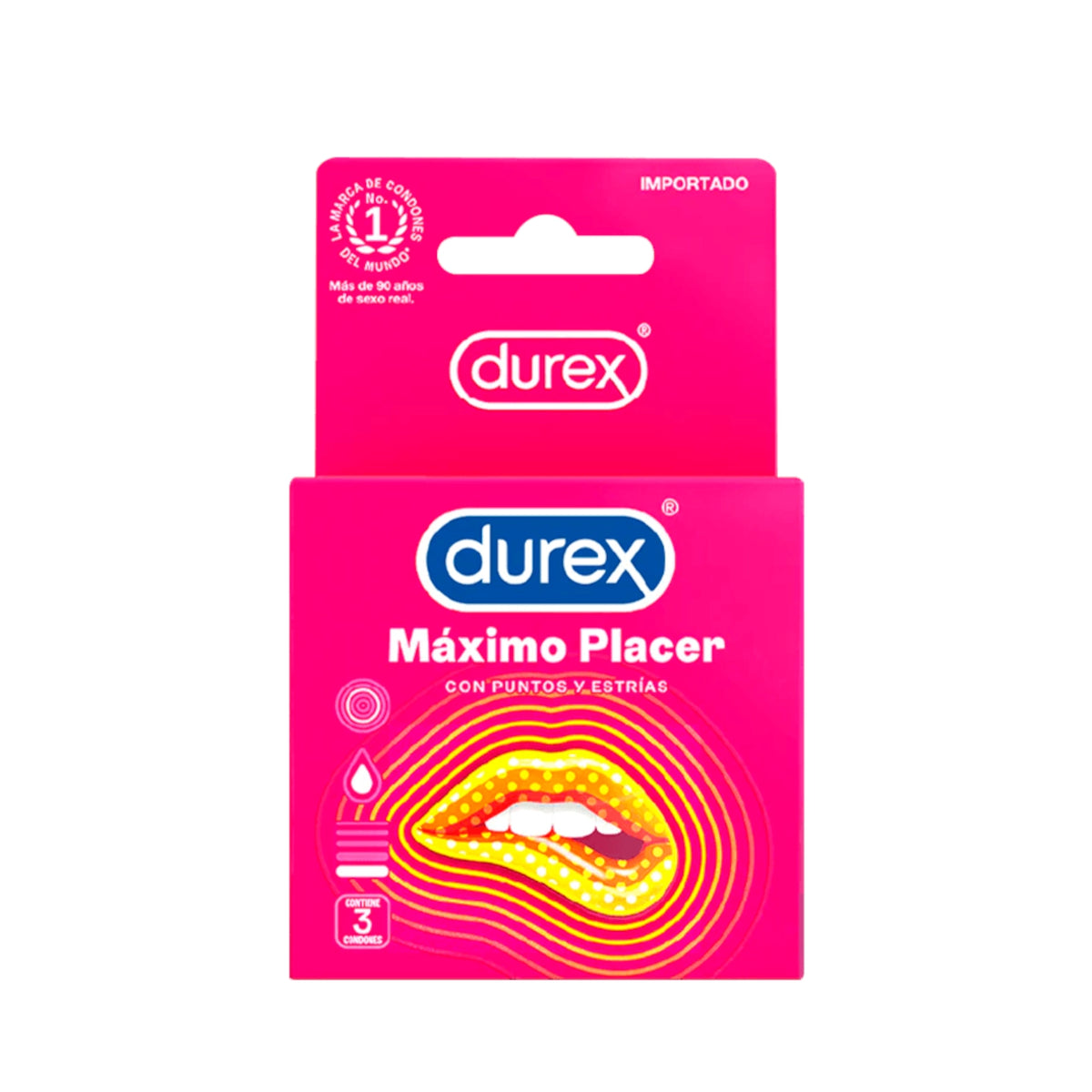 Durex Máximo Placer 3 Unidades