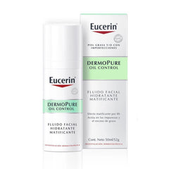 Eucerin Fluido Facial Hidratante Dermopure Matificante X 50ml