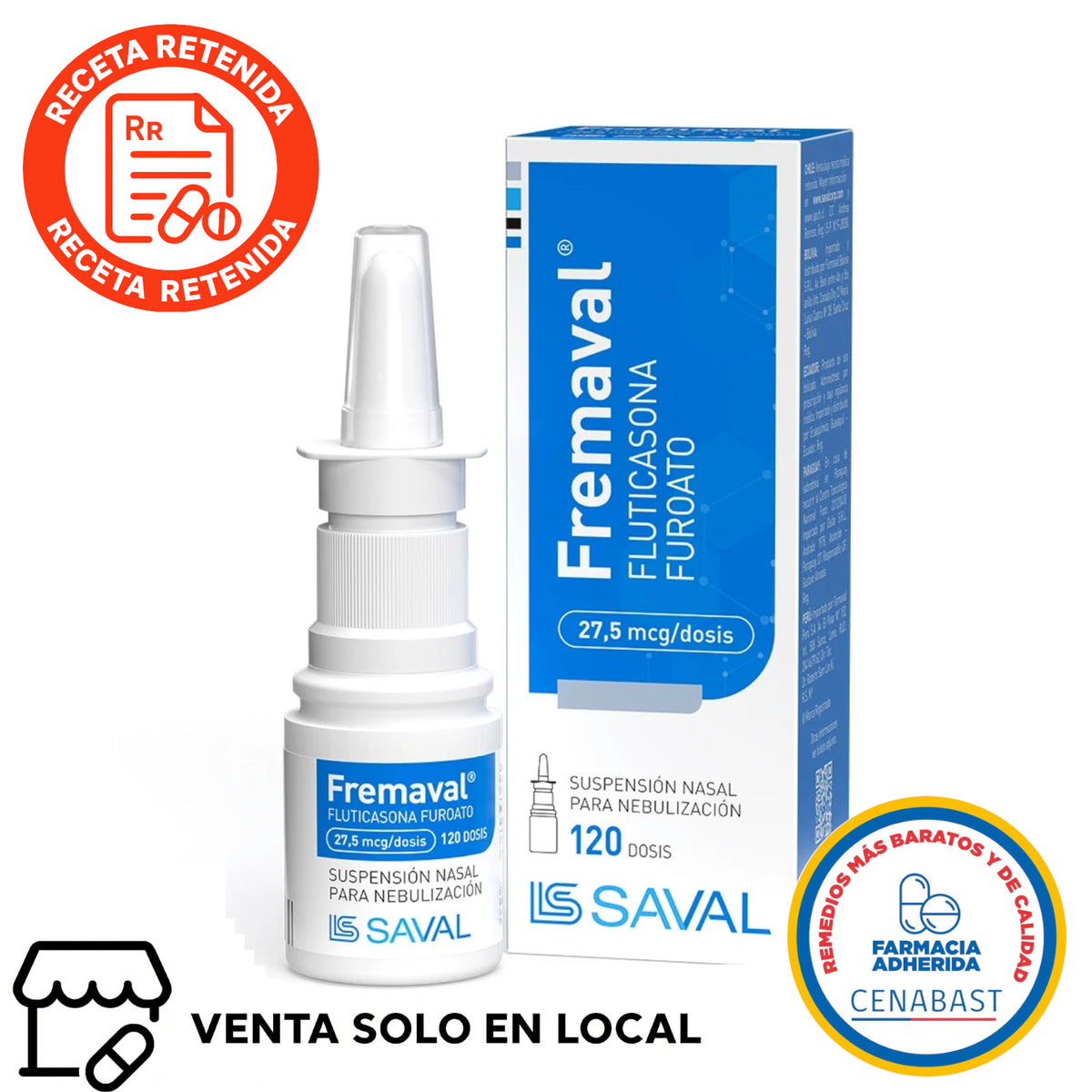 Fremaval 27,5mcg Polvo para Inhalación Producto Cenabast (disponible solo para venta presencial)