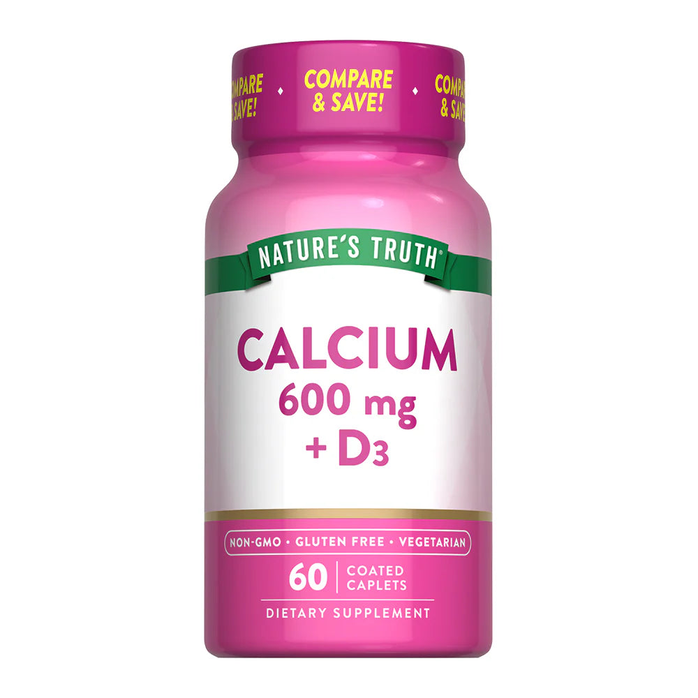 Calcio 600mg + Vitamina D3 Cápsulas