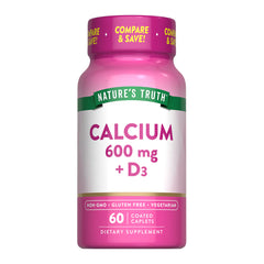 Calcio 600mg + Vitamina D3 Cápsulas