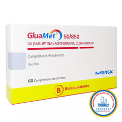 Gluamet Comprimidos Recubiertos 50/850 Producto Cenabast