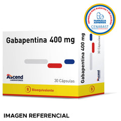 Gabapentina Cápsulas 400mg Producto Cenabast