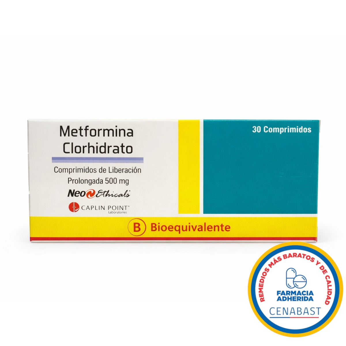 Metformina Comprimidos de Liberación Prolongada 500mg Producto Cenabast