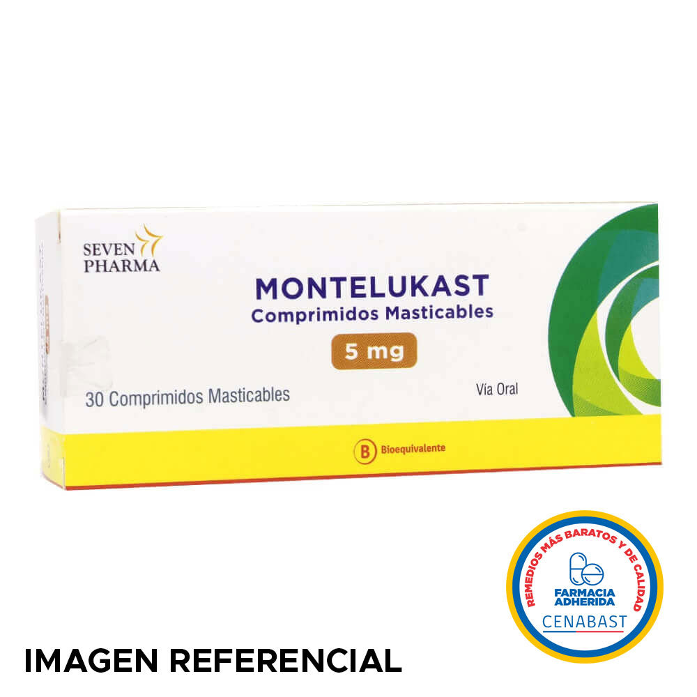 Montelukast Comprimidos Masticables 5mg Producto Cenabast
