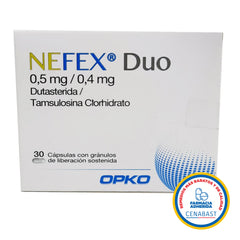 Nefex Duo Cápsulas con Gránulos de Liberación Sostenida 0,5/0,4 Producto Cenabast