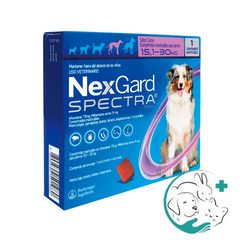 NexGard Spectra 15,1 a 30 Kg x 1 Comprimido