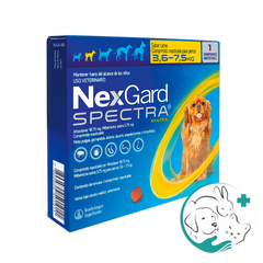 NexGard Spectra 3,6 a 7,5 Kg x 1 Comprimido
