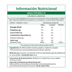Vitamina E 450mg (1000 UI) Cápsulas Blandas