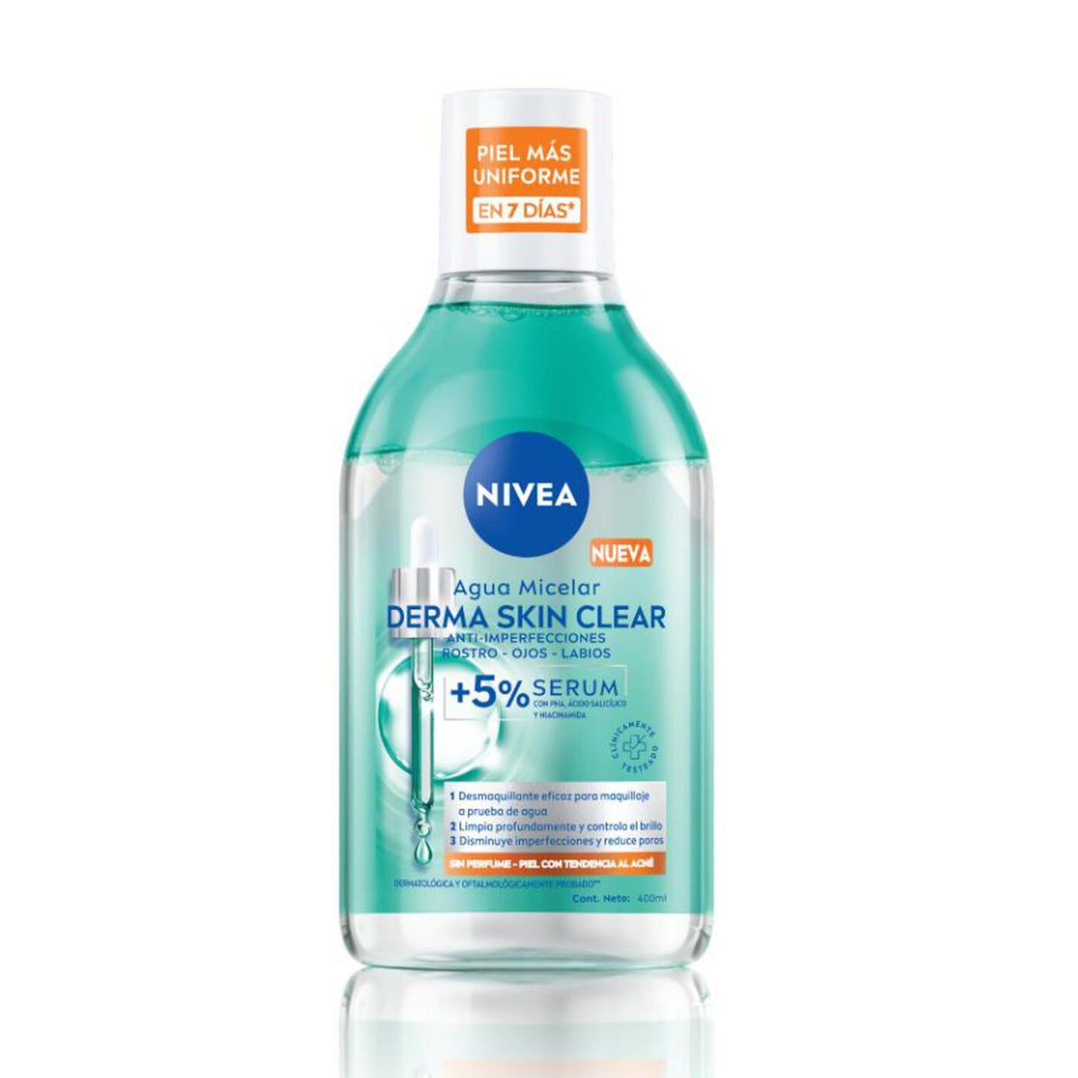 Nivea Agua Micelar Derma Skin Clear x 400ml