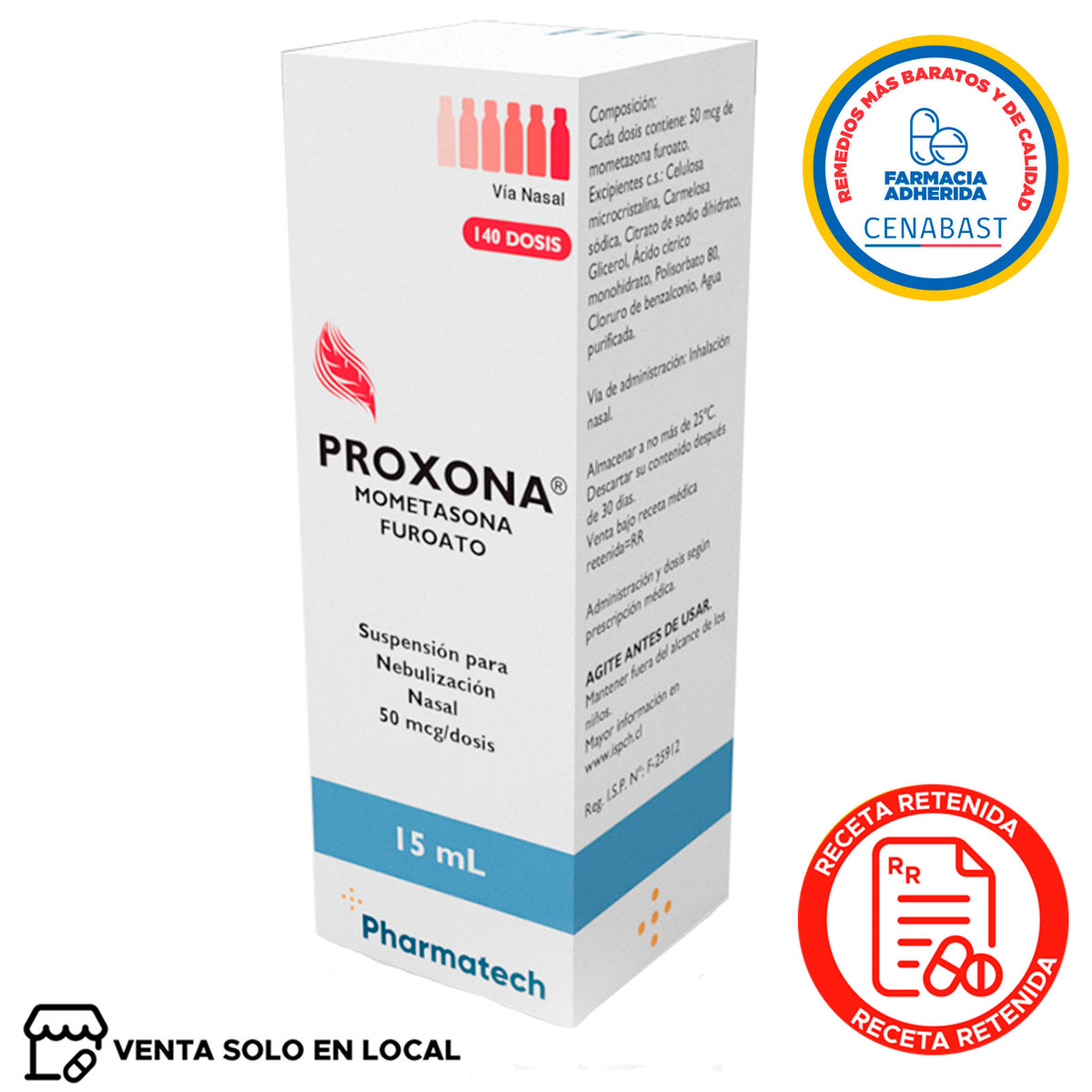 Mometasona Suspensión Nasal 50mcg Producto Cenabast