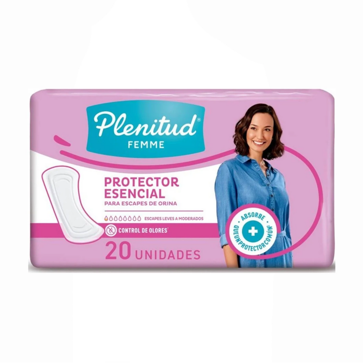 Plenitud Femme Protector para Incontinencia - 20 unidades