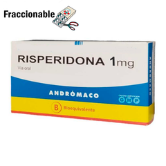 Risperidona 1mg x 20 Comprimidos Recubiertos (Fraccionado)