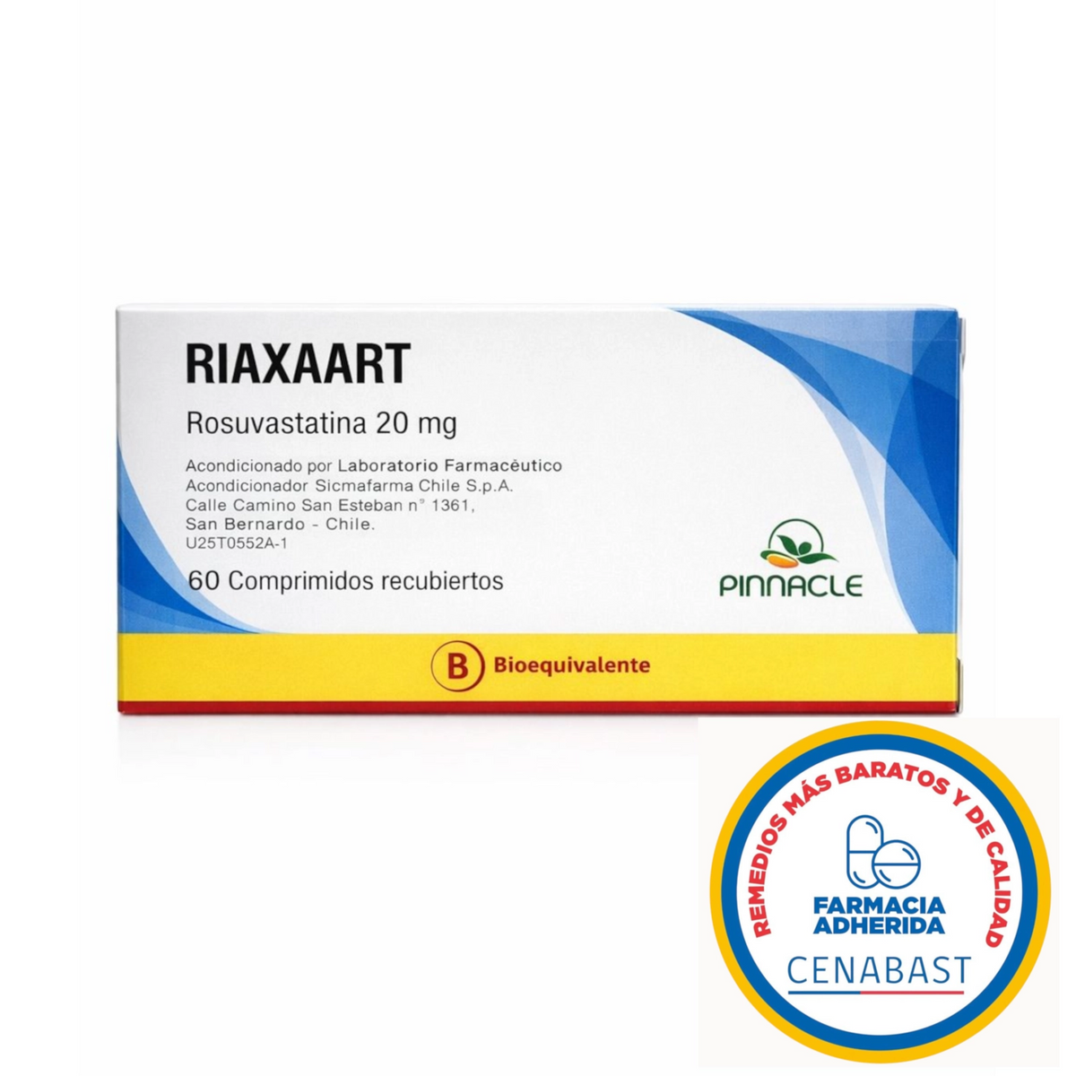 Riaxaart Comprimidos Recubiertos 20mg Producto Cenabast