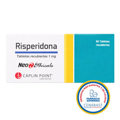 Risperidona 1mg 60 Comprimidos Recubiertos (Cenabast)