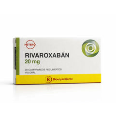 Rivaroxabán 20mg Comprimidos Recubiertos