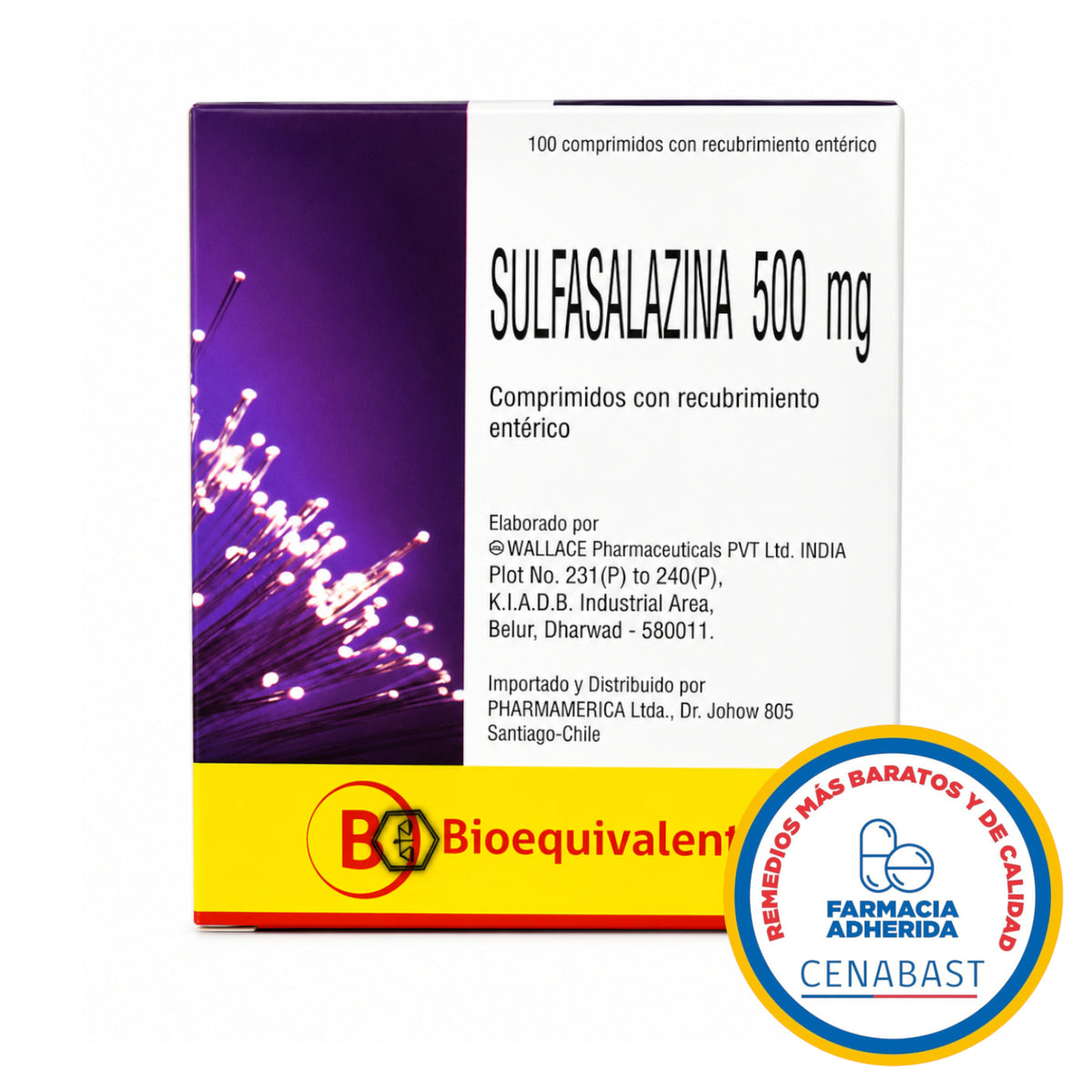 Sulfasalazina 500mg Comprimidos con Recubrimiento Entérico Producto Cenabast