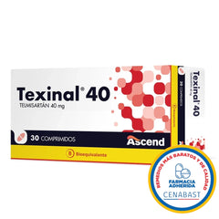 Texinal Comprimidos 40mg producto Cenabast
