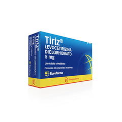 Tiriz Comprimidos Recubiertos 5mg