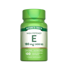 Vitamina E 180mg (400 UI) 100 Cápsulas Blandas