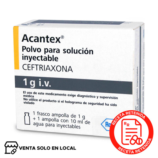 Acantex Solución Inyectable 1g (disponible solo para venta presencial)