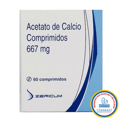 Acetato de Calcio Comprimidos 667mg Producto Cenabast