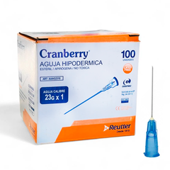 Cranberry Aguja Hipodérmica 23g