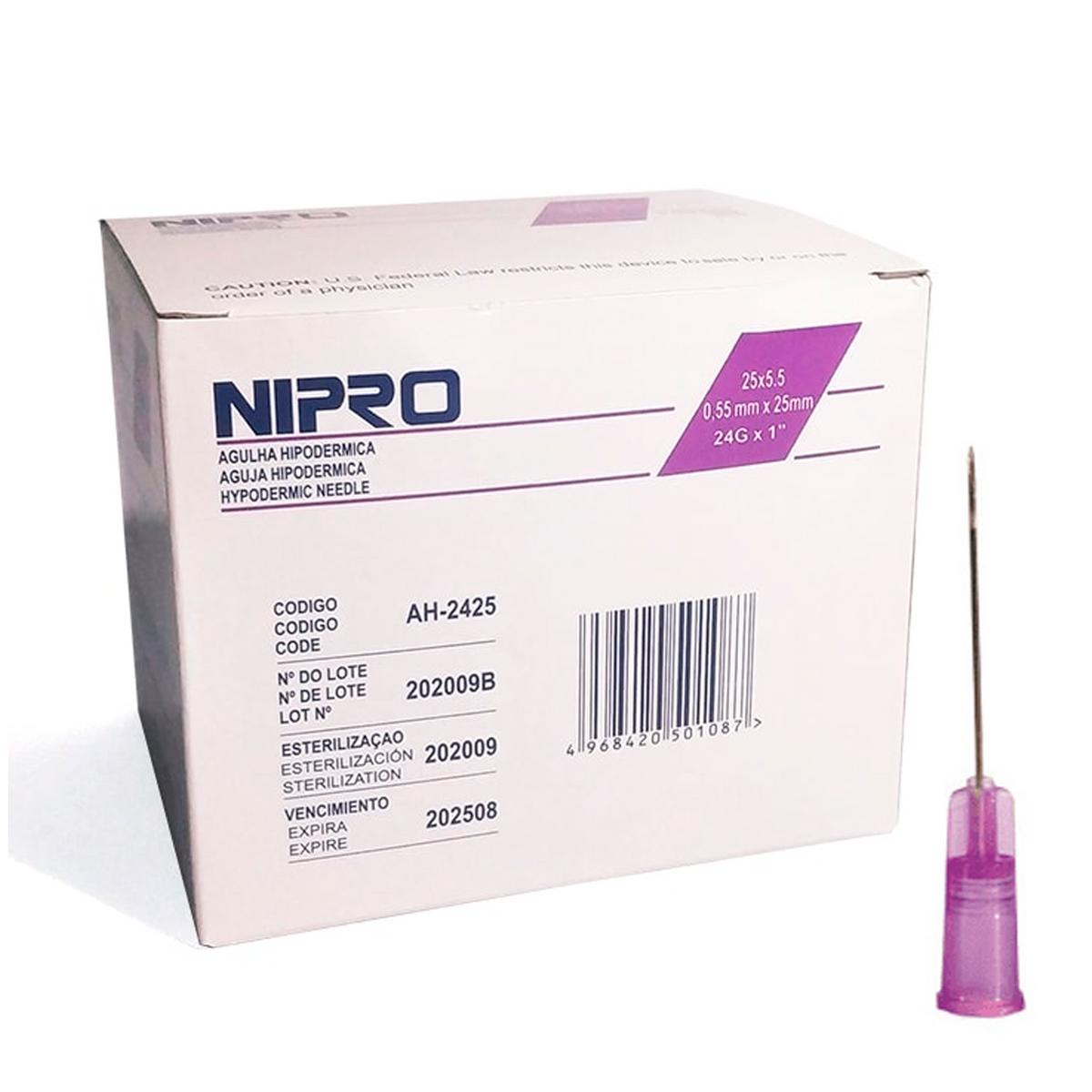 Nipro Aguja Hipodérmica 24g