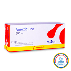 Amoxicilina 500mg Cápsulas Producto Cenabast