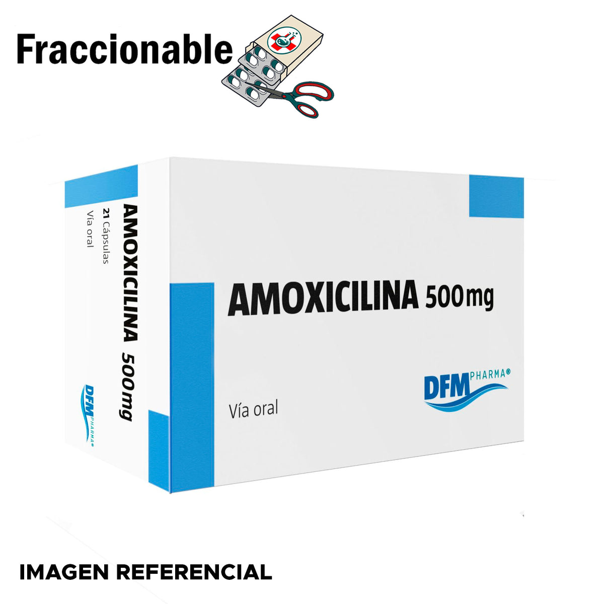 Amoxicilina 500mg x 1 Cápsula