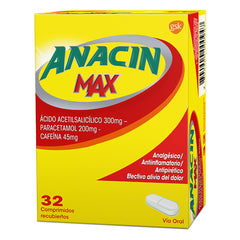 Anacin Max - 32 Comprimidos Recubiertos