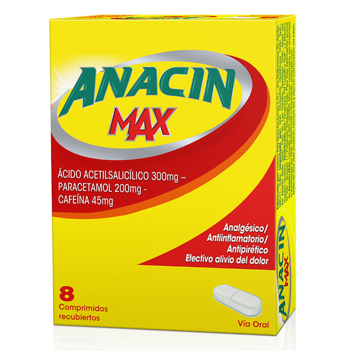 Anacin Max - 8 Comprimidos Recubiertos