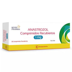 Anastrozol Comprimidos Recubiertos 1mg